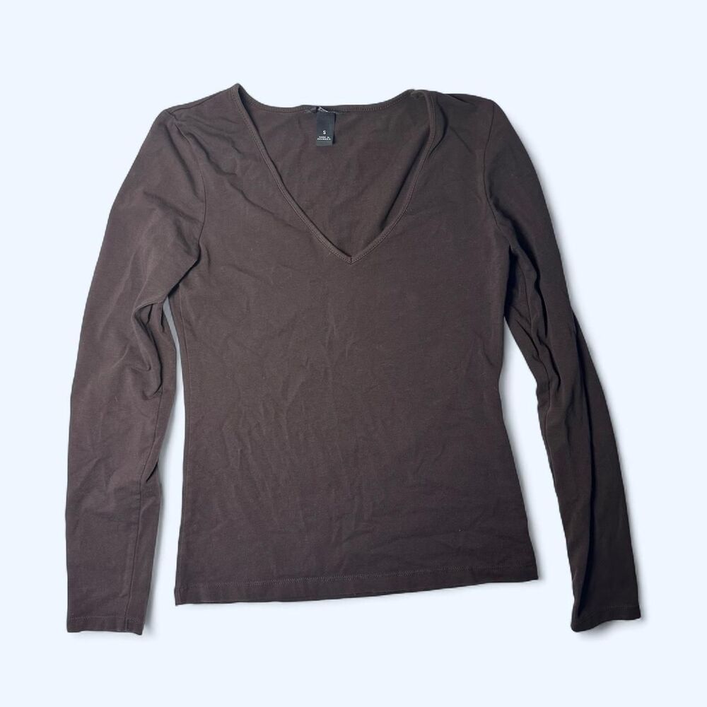 H-m Women's Brown T-shirt